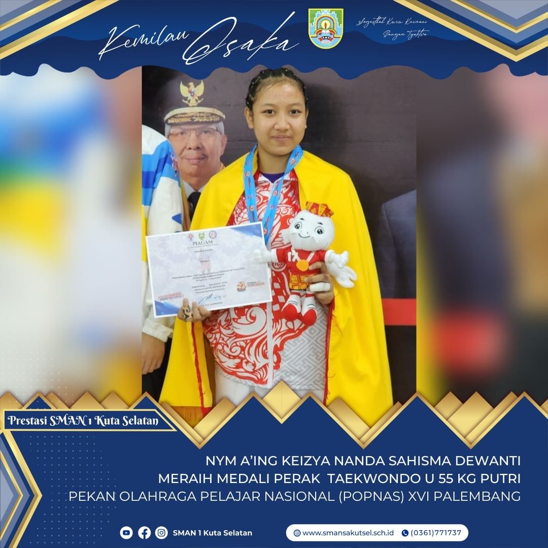 KEMILAU PRESTASI OSAKA Nym A’ing Keizya Nanda Sahisma
